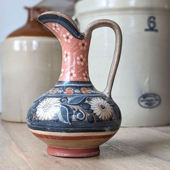 Vintage Tonala Folk Art Vessel - Picture 1 of 4